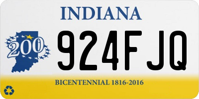 IN license plate 924FJQ