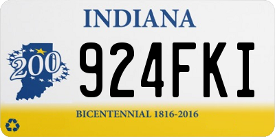 IN license plate 924FKI