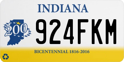 IN license plate 924FKM