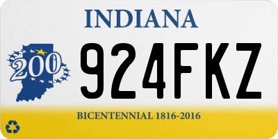 IN license plate 924FKZ