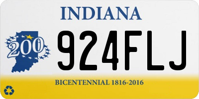 IN license plate 924FLJ