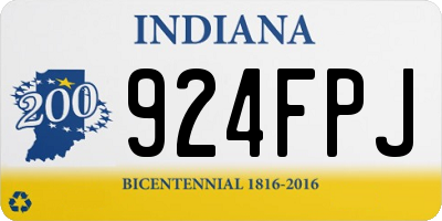 IN license plate 924FPJ