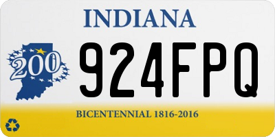IN license plate 924FPQ