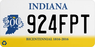 IN license plate 924FPT