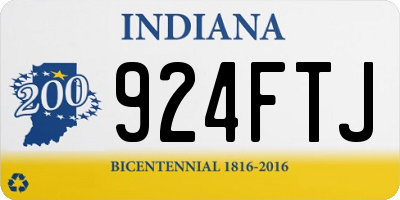 IN license plate 924FTJ