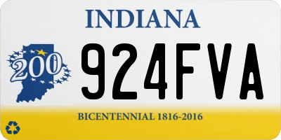 IN license plate 924FVA