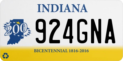 IN license plate 924GNA