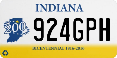 IN license plate 924GPH