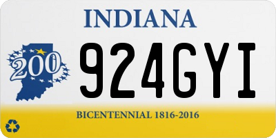 IN license plate 924GYI