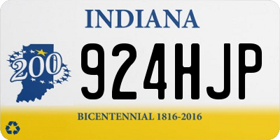 IN license plate 924HJP