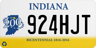 IN license plate 924HJT