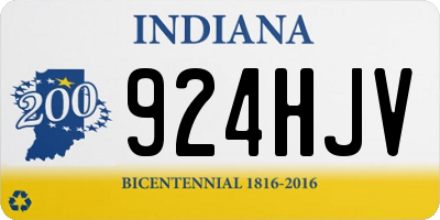 IN license plate 924HJV