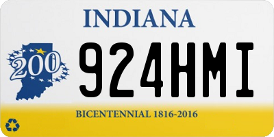 IN license plate 924HMI