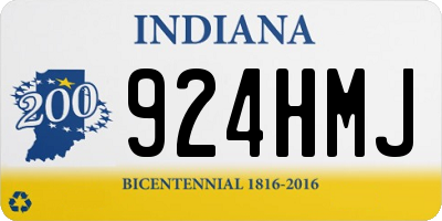 IN license plate 924HMJ