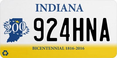 IN license plate 924HNA
