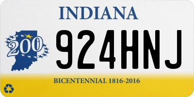 IN license plate 924HNJ