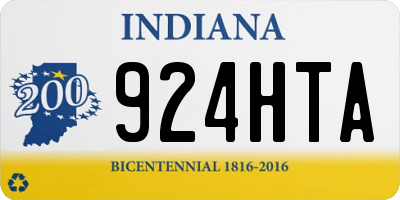 IN license plate 924HTA