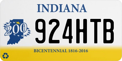 IN license plate 924HTB