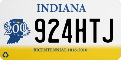 IN license plate 924HTJ