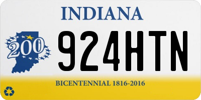 IN license plate 924HTN