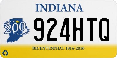IN license plate 924HTQ