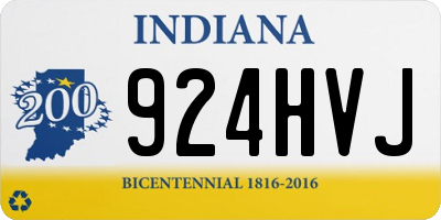 IN license plate 924HVJ