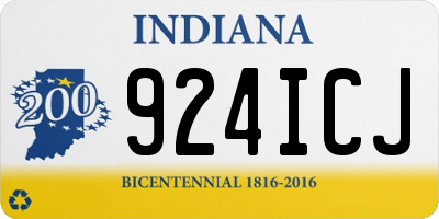 IN license plate 924ICJ