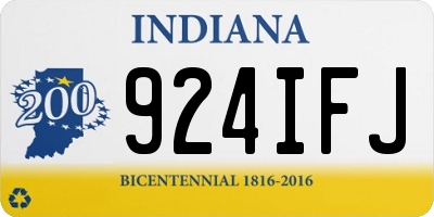 IN license plate 924IFJ