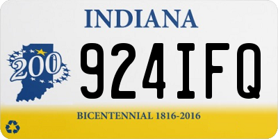 IN license plate 924IFQ