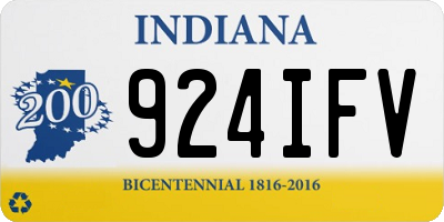 IN license plate 924IFV