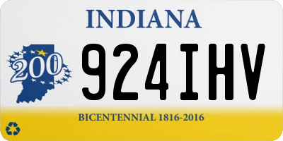 IN license plate 924IHV