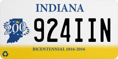 IN license plate 924IIN