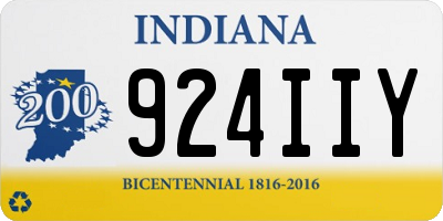 IN license plate 924IIY