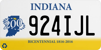 IN license plate 924IJL