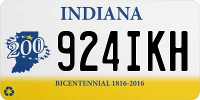 IN license plate 924IKH