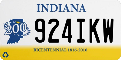 IN license plate 924IKW