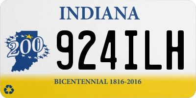 IN license plate 924ILH