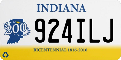IN license plate 924ILJ