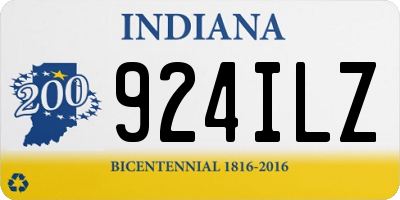 IN license plate 924ILZ