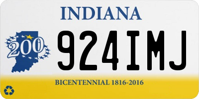 IN license plate 924IMJ