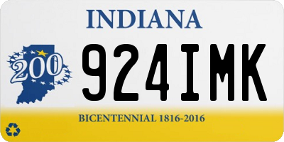IN license plate 924IMK