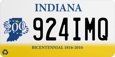 IN license plate 924IMQ