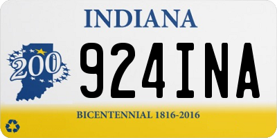 IN license plate 924INA