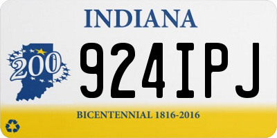 IN license plate 924IPJ