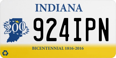IN license plate 924IPN