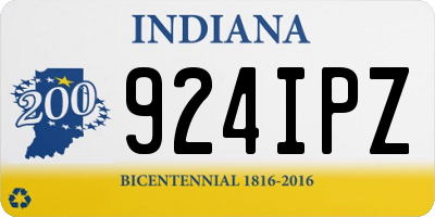 IN license plate 924IPZ