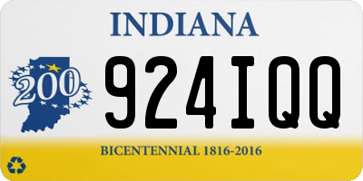 IN license plate 924IQQ