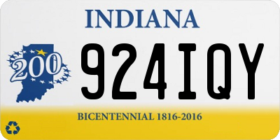 IN license plate 924IQY