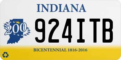 IN license plate 924ITB
