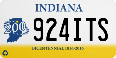 IN license plate 924ITS